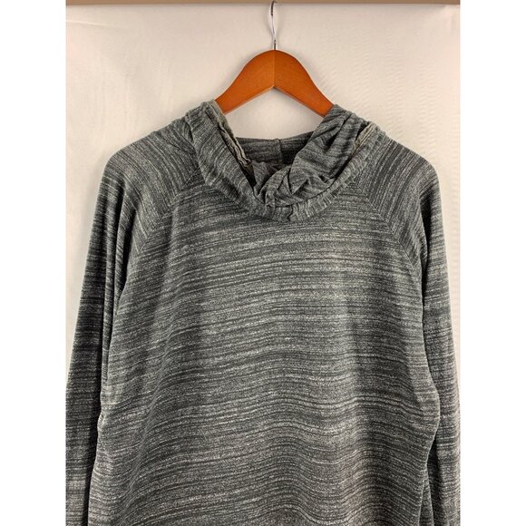 Men’s Burnside Gray Long Sleeve Hoodie with Buttons Size Large - Picture 4 of 7